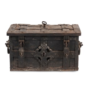 A Continental Iron Strong Box