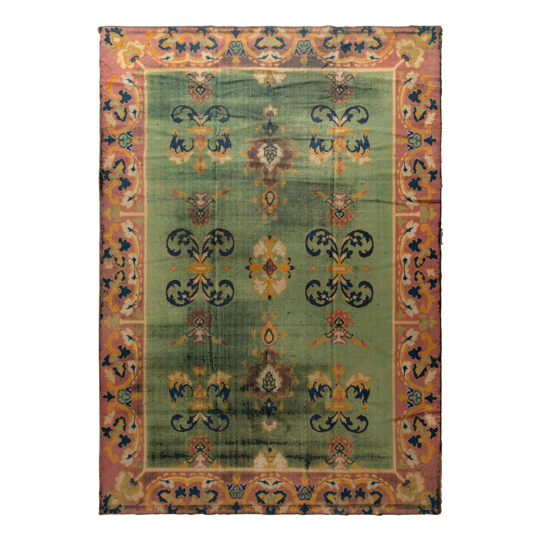 An Irish Donegal Carpet: An Irish Donegal Carpet Early 20th Century 13 feet 4 inches x 9 feet 7 inches. Property from the University of Arizona Museum of Art, Sold to Benefit the Acquisitions and Collections Care Fund This