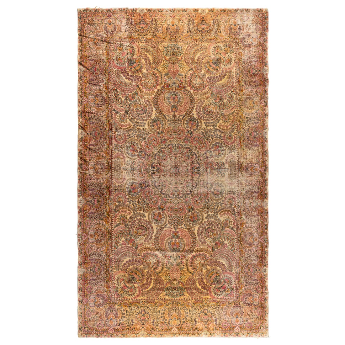 A Kirman Carpet: A Kirman Carpet Early 20th Century 20 feet 2 1/2 inches x 11 feet 10 1/2 inches. Property from a Main Line Philadelphia Private Collector, with Interiors Designed by William R. Eubanks This lot is