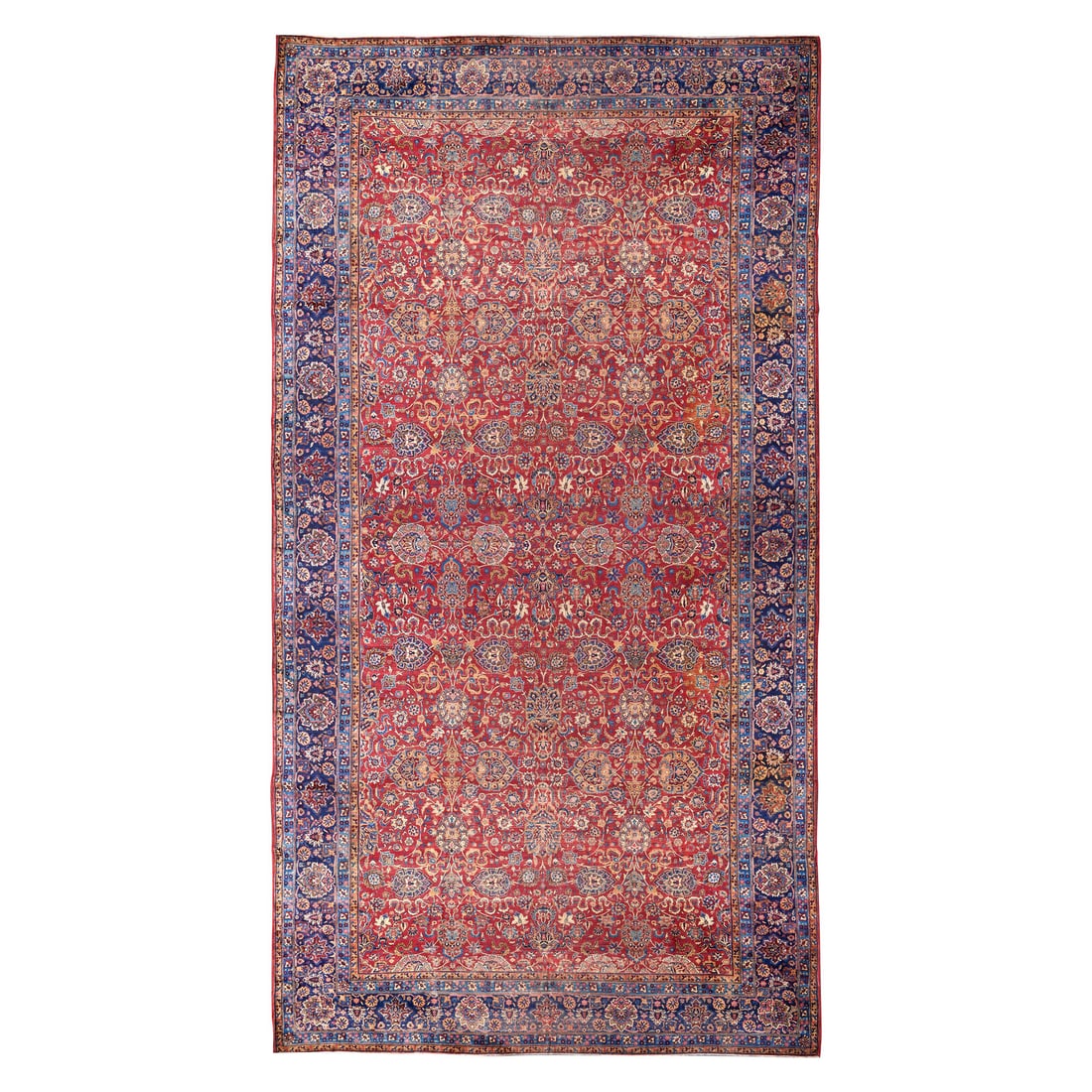 A Kermanshah Carpet: A Kermanshah Carpet First Half 20th Century 24 feet 1 inch x 12 feet 6 inches. This lot is located in Philadelphia.