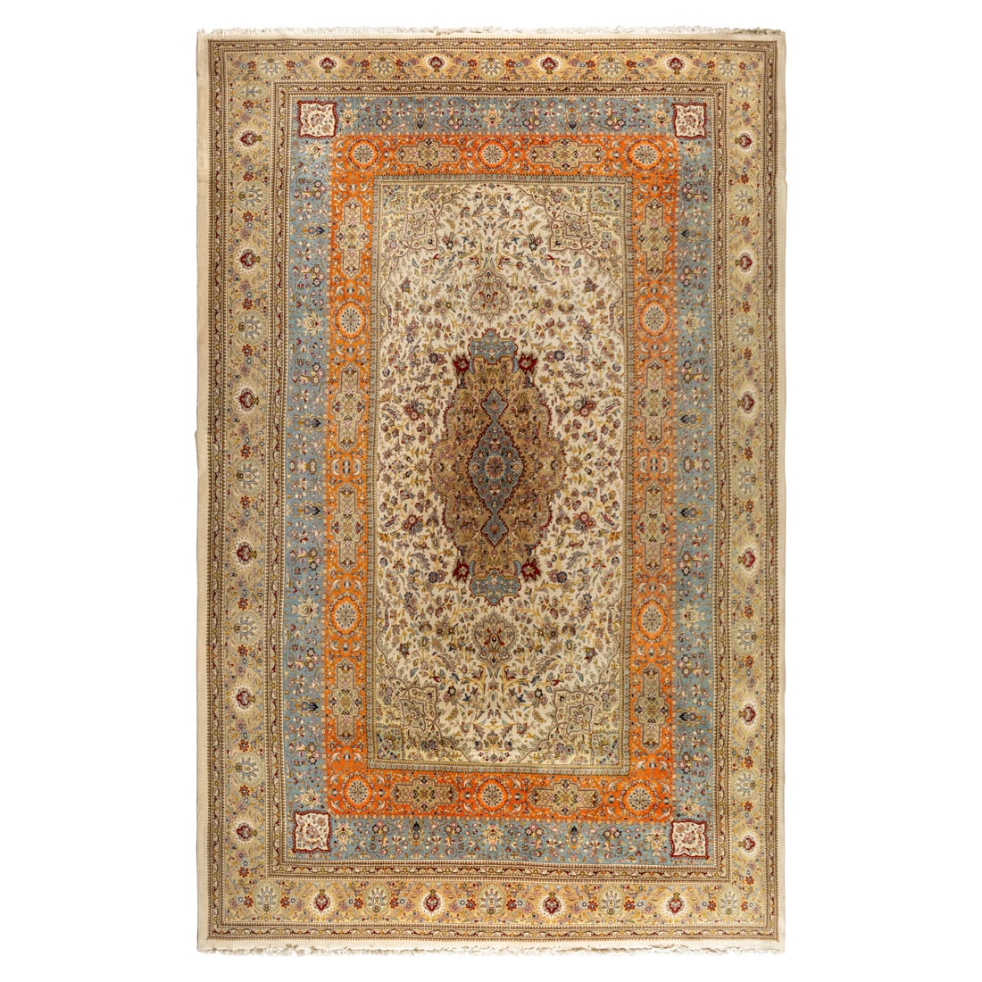 A Tabriz Rug: A Tabriz Rug 20th Century 20 feet 8 inches x 14 feet 8 inches. A Legacy of Tradition: Property from an Important Private Collection This lot is located in Chicago.