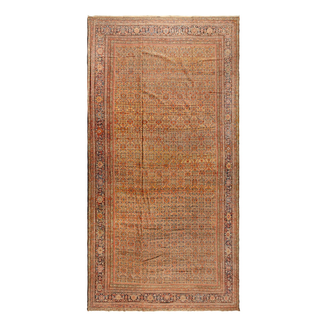 A Mahal Carpet: A Mahal Carpet Early 20th Century 24 feet 3 inches x 13 feet 10 inches. Property from the University of Arizona Museum of Art, Sold to Benefit the Acquisitions and Collections Care Fund This lot is