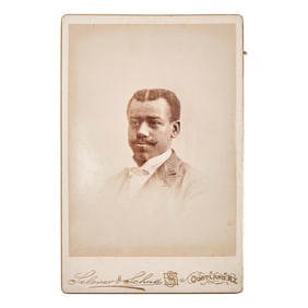 [African-Americana] DeMond, Rev. Abraham Lincoln. Inscribed Cabinet Card