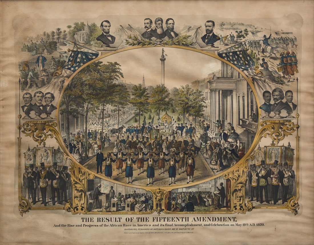 [African-Americana] The Result of the Fifteenth Amendment, And the Rise and Progress of the African (1 of 2)