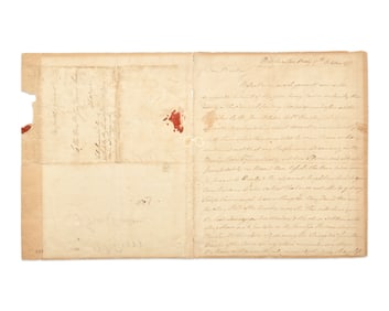 [American Revolution] Clinton, George. Autograph Letter, signed