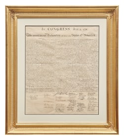 [American Revolution] [Declaration of Independence] Force, Peter. In Congress, July 4, 1776...