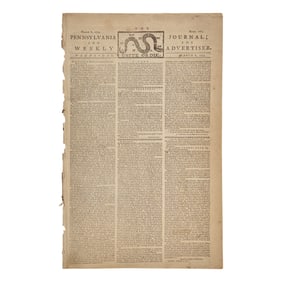 [American Revolution] Pennsylvania Journal; and the Weekly Advertiser. March 8, 1775