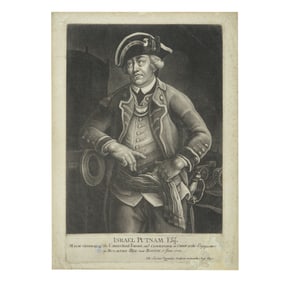 [American Revolution] Rugendas, Johann Lorenz. Israel Putnam Esqr. Major General...