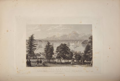 [American Views] Knapp, Samuel Lorenzo. The Picturesque Beauties of the Hudson River and its
