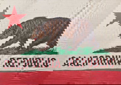 [California] California Republic State Flag