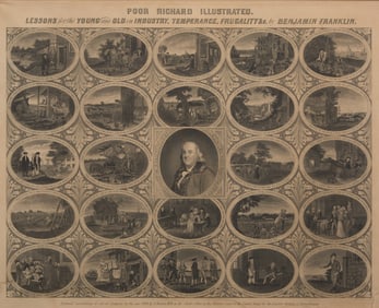 [Franklin, Benjamin] Poor Richard Illustrated...