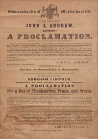 [Lincoln, Abraham] A Proclamation For a Day of Thanksgiving...