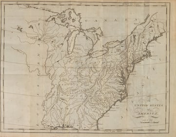 [Maps & Atlases] Carey's American Pocket Atlas... Presentation copy from Franklin D. Roosevelt