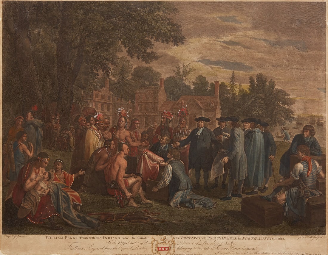 [Philadelphia] William Penn's Treaty with the Indians... (1 of 2)