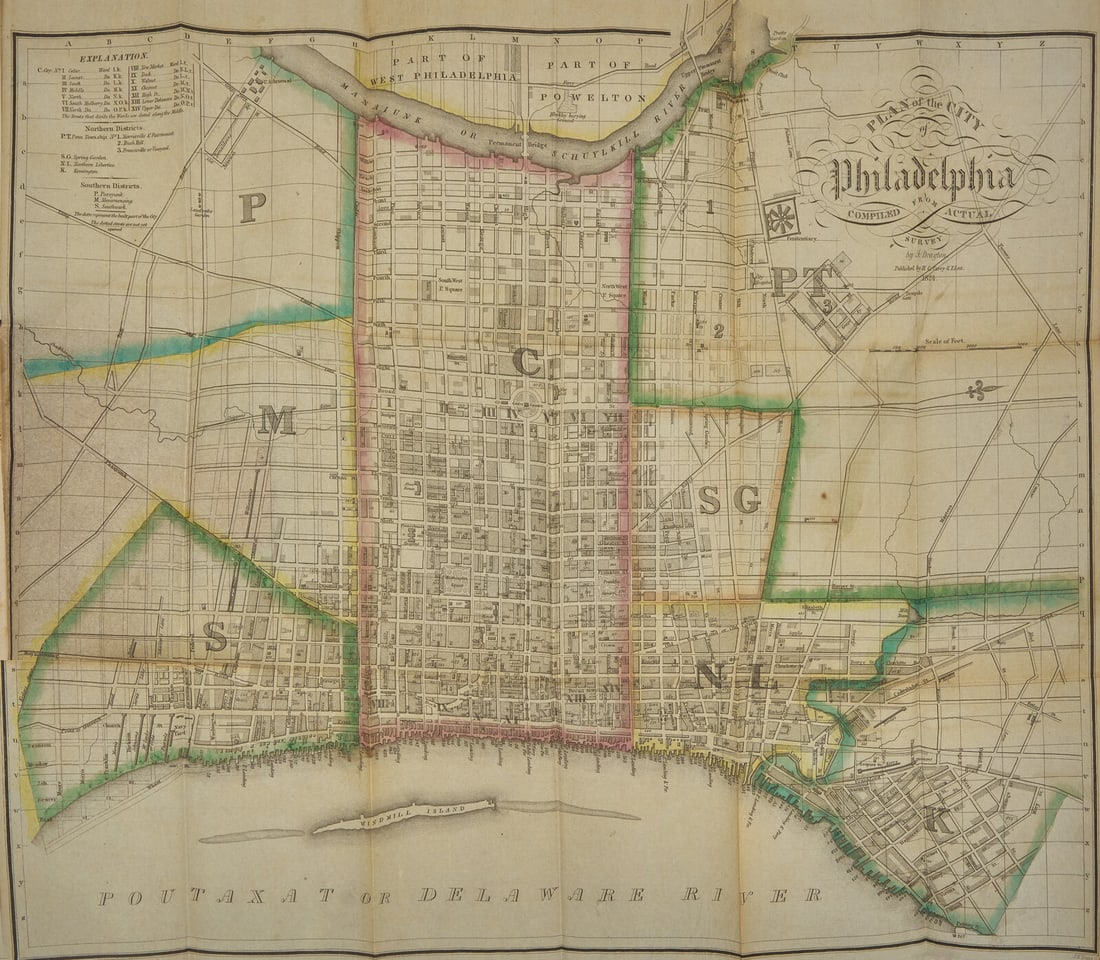 [Philadelphia] Philadelphia in 1824... First edition: [Philadelphia] Philadelphia in 1824; or, a Brief Account of the Various Institutions and Public Objects in This Metropolis: Being a Complete Guide for Strangers, and an Useful Compendium for the Inhab