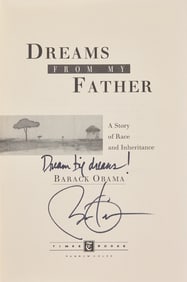 [Presidential] Obama, Barack. Dreams From My Father. Inscribed First Edition