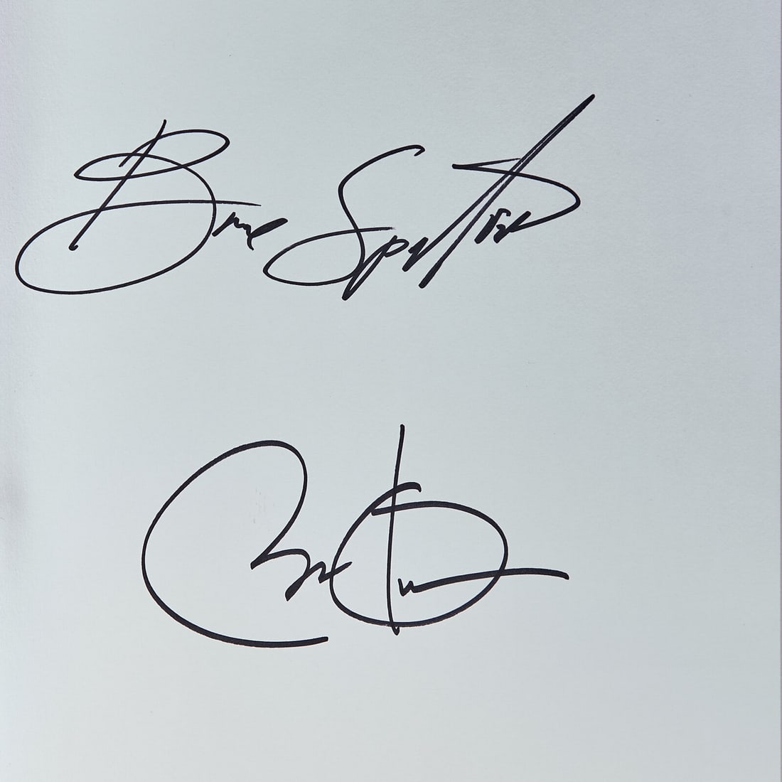 [Presidential] [Obama, Barack, and Bruce Springsteen] Renegades Born in the U.S.A.: [Presidential] [Obama, Barack, and Bruce Springsteen] Renegades Born in the U.S.A. New York: Crown Books, 2021. First edition. Signed by Obama and Springsteen. 4to. Publisher's black cloth, stamped