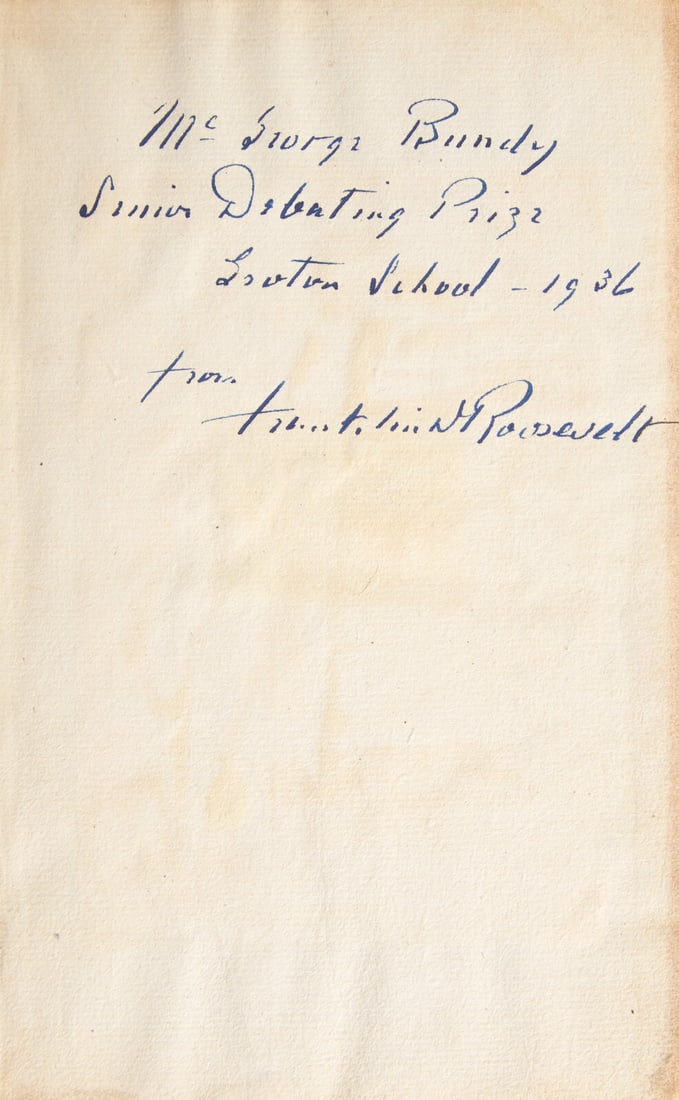 [Presidential] Brown, Thomas. Certain Miscellany Tracts. Presentation Copy from Franklin D.: [Presidential] [Roosevelt, Franklin D.] Brown, Thomas. Certain Miscellany Tracts London: Printed for Charles Mearne, and are to be sold by Henry Bonwick, 1684. First edition, second issue.