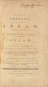 [Travel & Exploration] Rumsey, James. A Short Treatise on the Application of Steam... Second