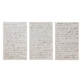 [World War II] [Patton, Gen. George S.] Kuhl, Charles H. Autograph Letter, signed