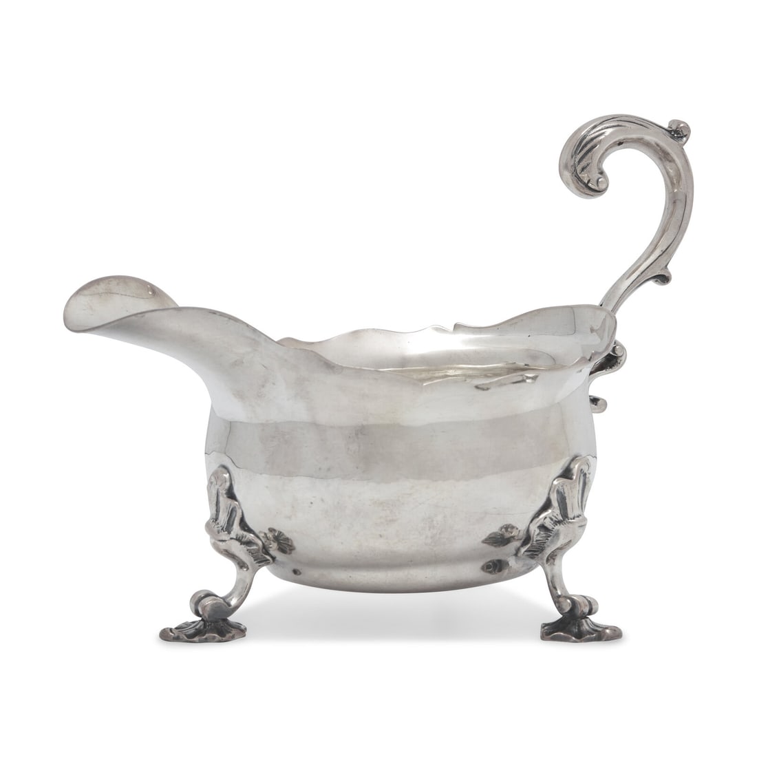 A George II Sterling Silver Sauce Boat (1 of 2)