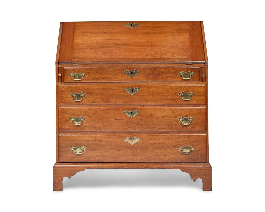 A Chippendale Walnut Slant-Front Desk (1 of 3)