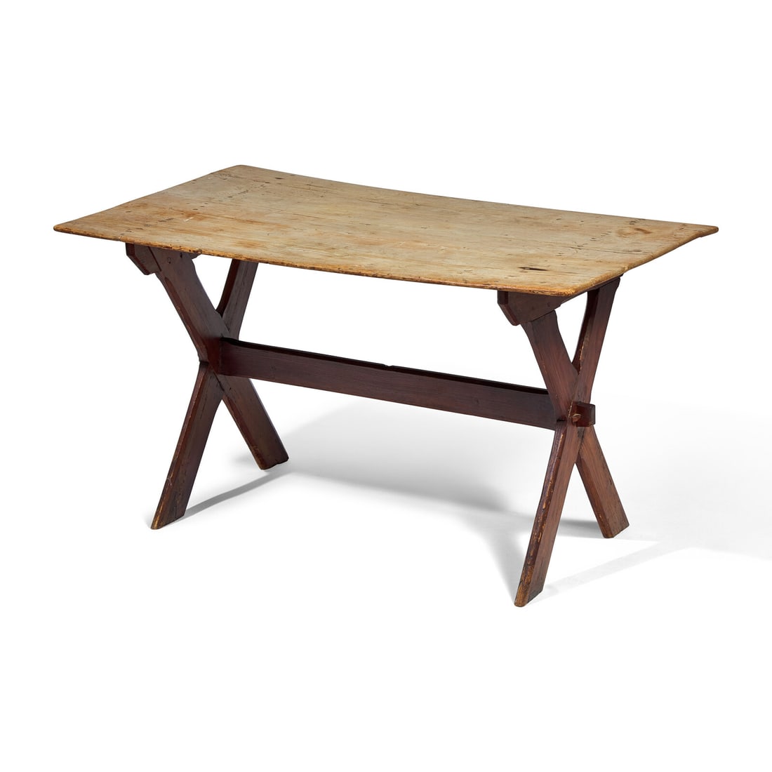 A Pine Sawbuck Table (1 of 3)