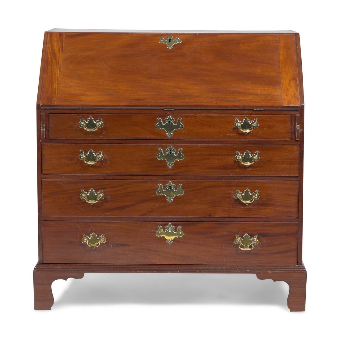 A Chippendale Mahogany Slant-Front Desk (1 of 6)