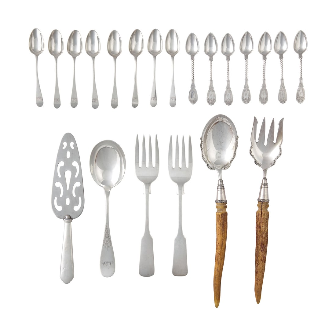 An Assorted Collection of Silver Flatware Articles (1 of 4)