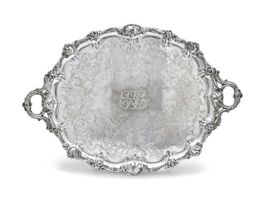 A Silverplated Tray
