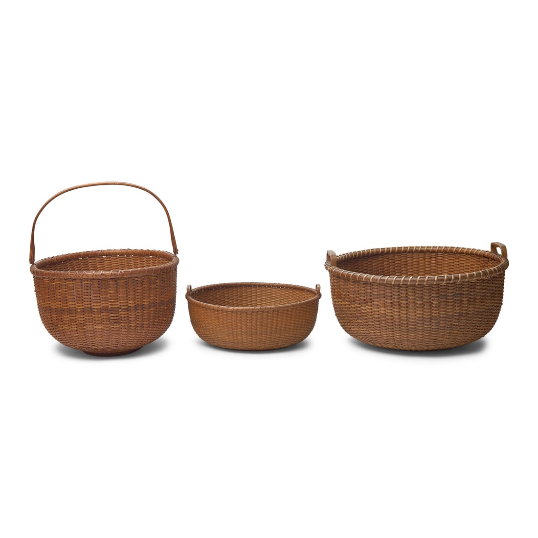 Three Nantucket Lightship Baskets (1 of 2)