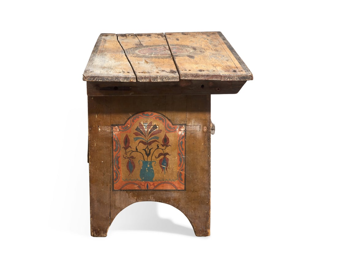 A Painted Hutch Table - 3