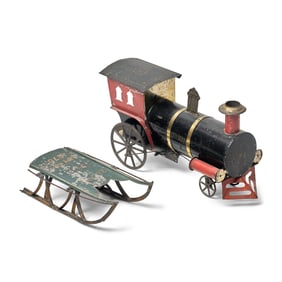 Two Painted Tin Toys