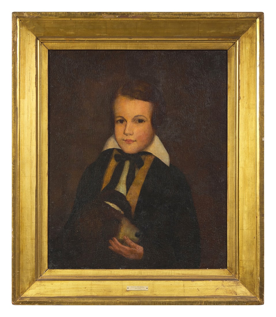 Attributed to Thomas Sully (1783-1872), A Portrait of William Wetherill (1804-1872) with His Dog (1 of 2)