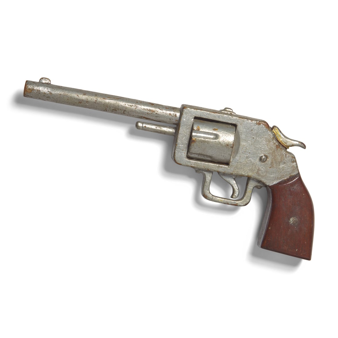 A Carved and Painted Wood Model of a Pistol (1 of 3)