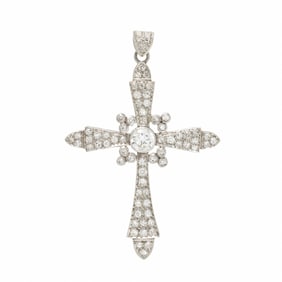 DIAMOND CROSS PENDANT