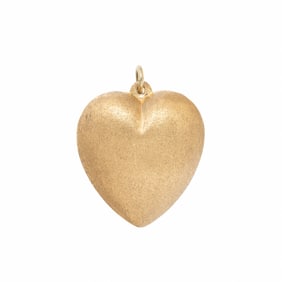 YELLOW GOLD HEART PENDANT