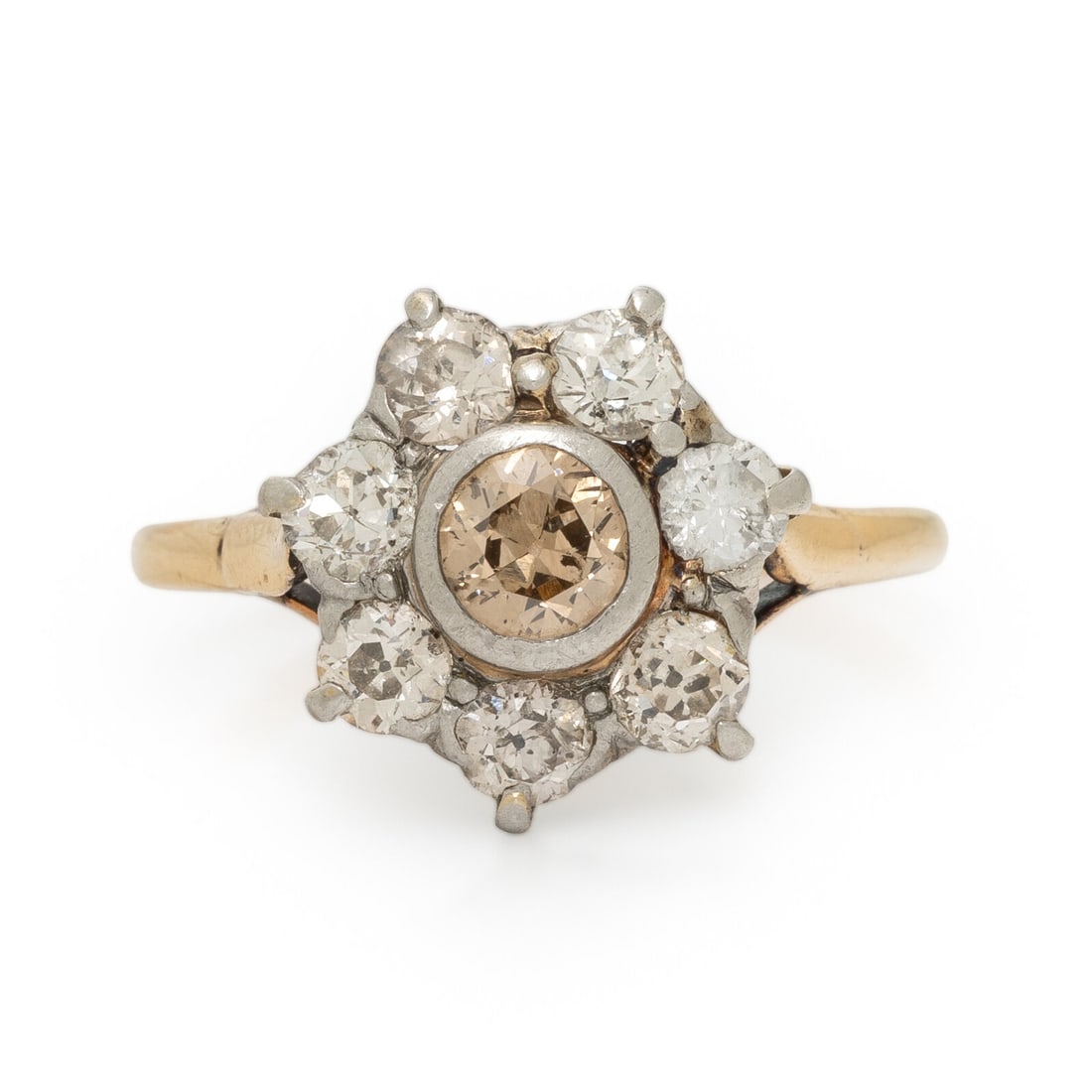 COLORED DIAMOND AND DIAMOND RING (1 of 3)