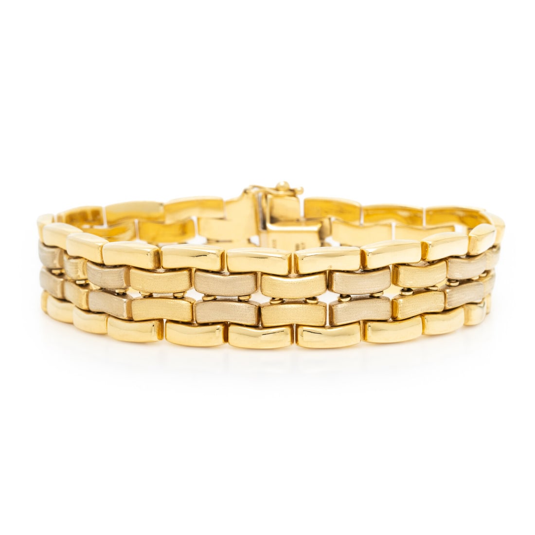 YELLOW GOLD LINK BRACELET - 2
