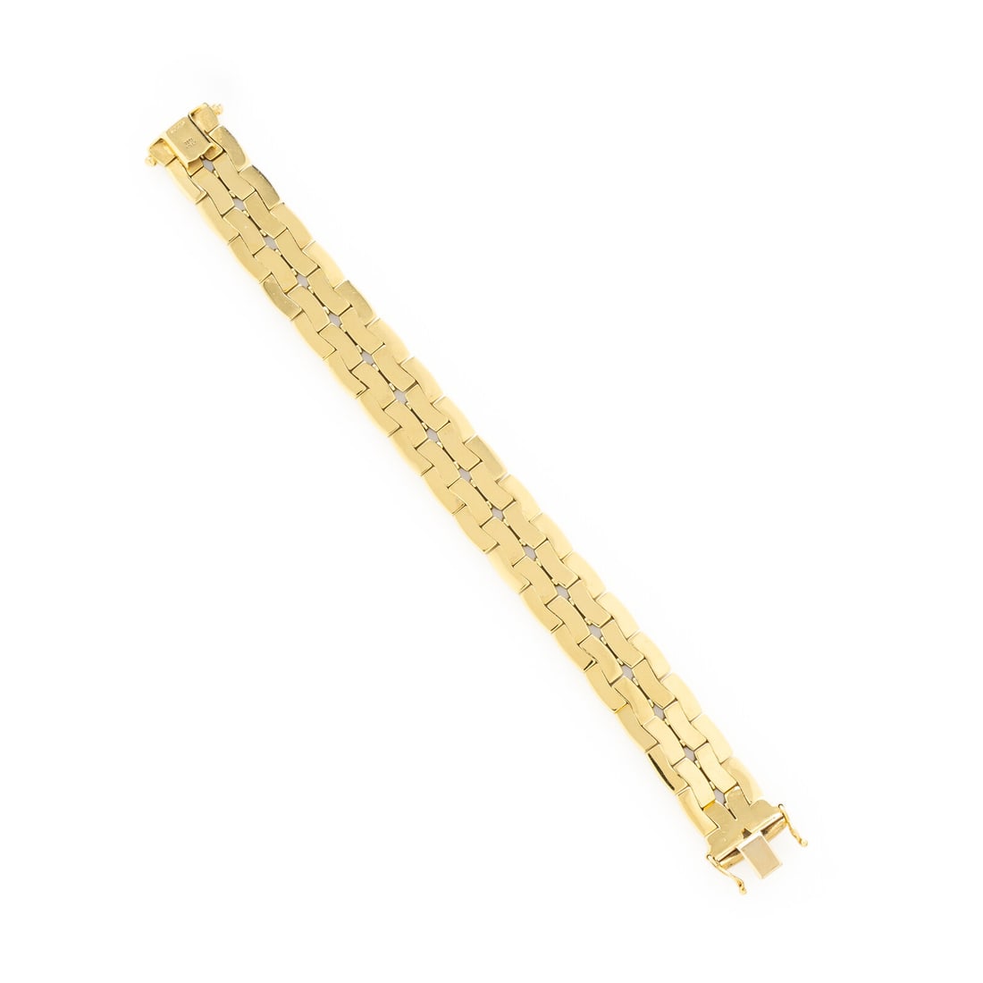 YELLOW GOLD LINK BRACELET - 3