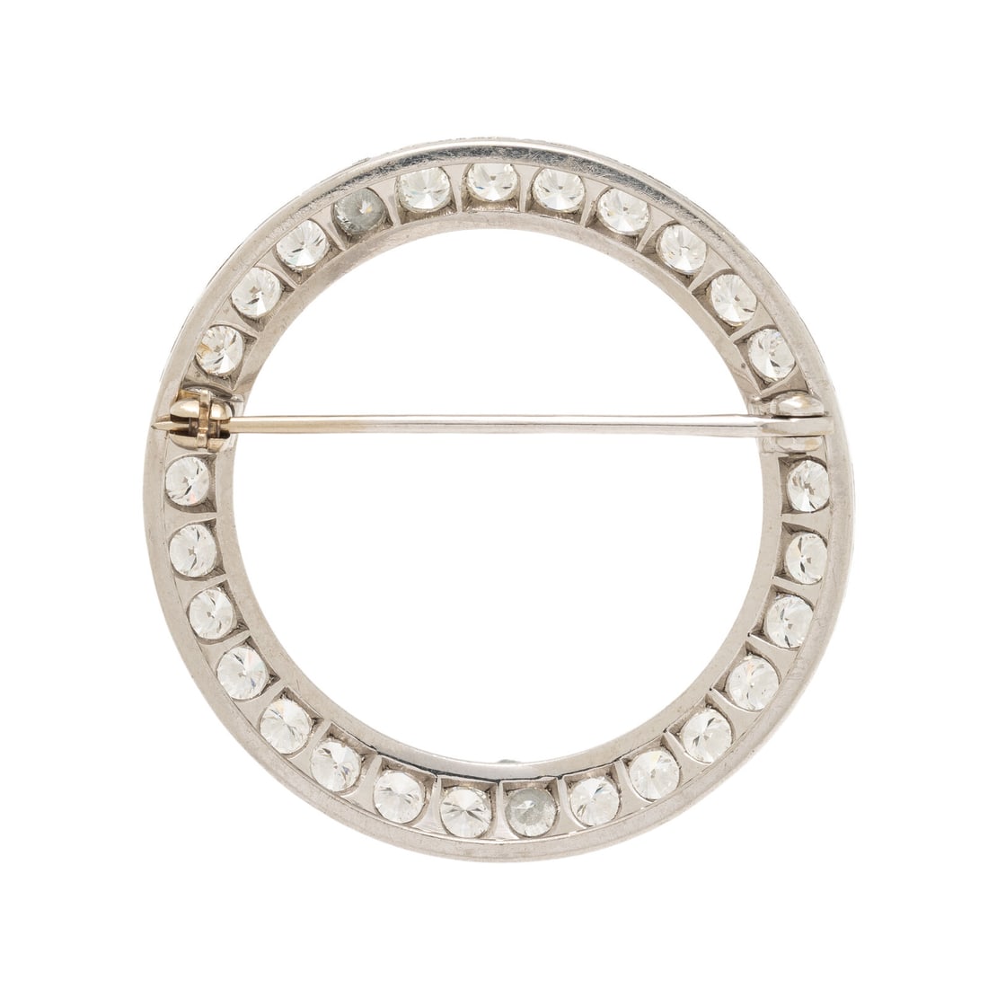 DIAMOND CIRCLE BROOCH - 2
