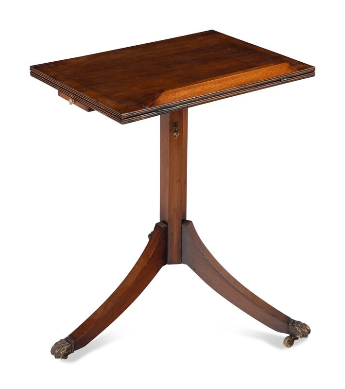 A George III Style Mahogany Adjustable Reading Stand (1 of 3)