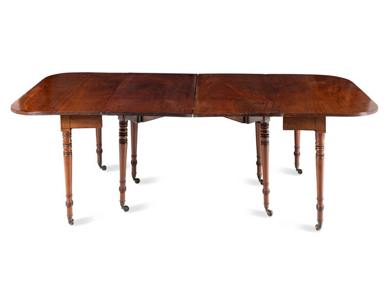 A George IV Mahogany "Concertina-Action" Dining Table - 2