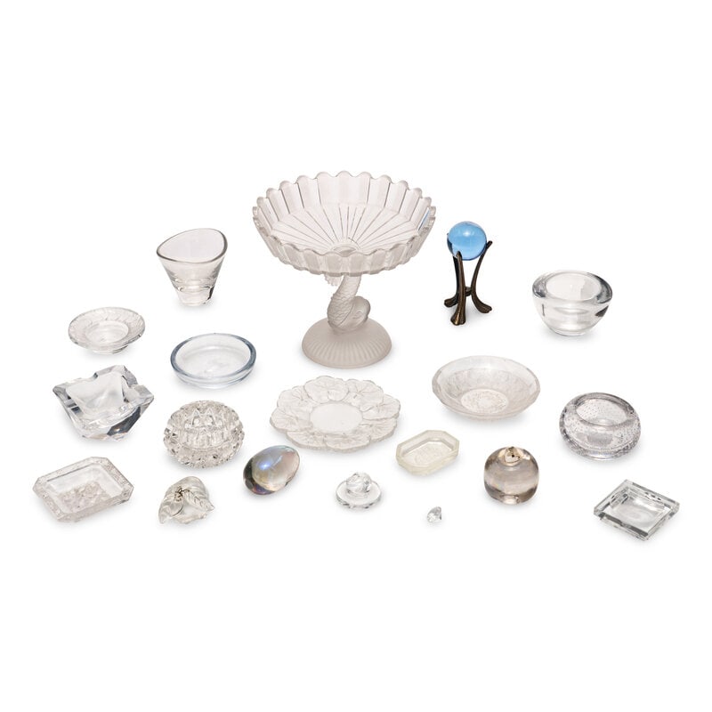 A Collection of Eighteen Glass Table Articles - 2