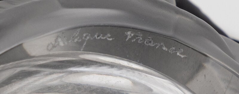 A Collection of Six Lalique Glass Table Articles - 2