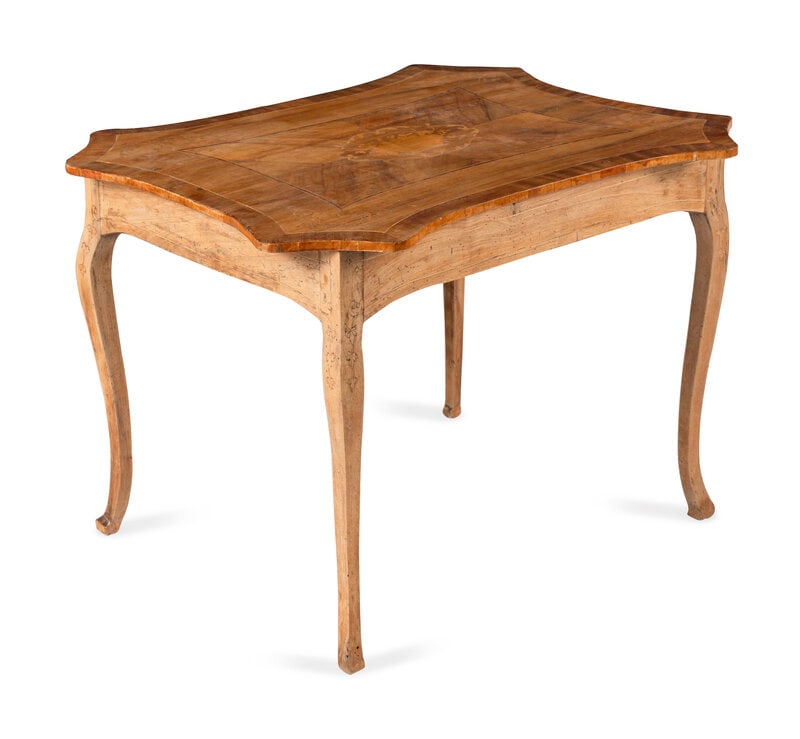 An Italian Walnut and Fruitwood Center Table - 2