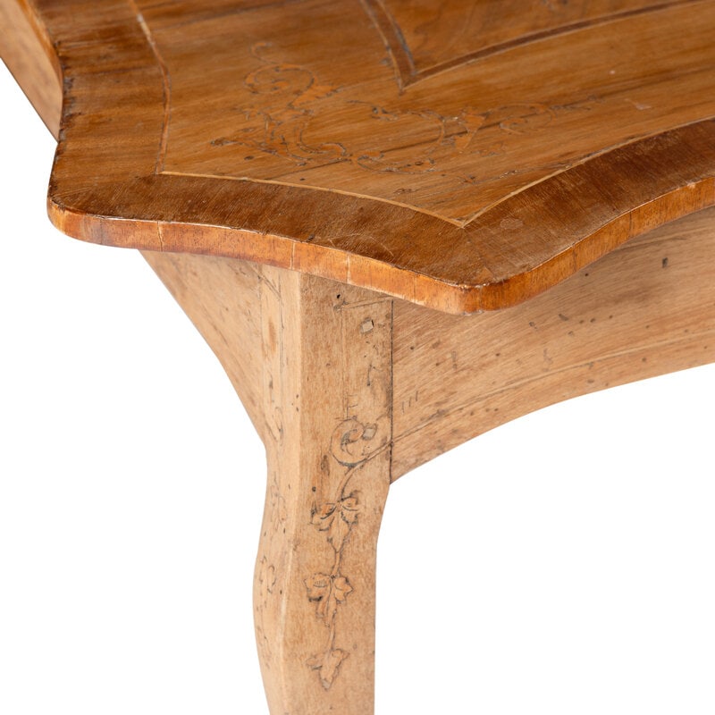 An Italian Walnut and Fruitwood Center Table - 4