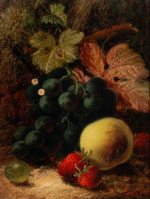 English School (19th Century): English School (19th Century) Still Life (pair of works) oil on canvas signed 'Collins' and dated '73' (lower left) Approximately 12 x 10 inches. Property from the Estate of Ben Solomon,