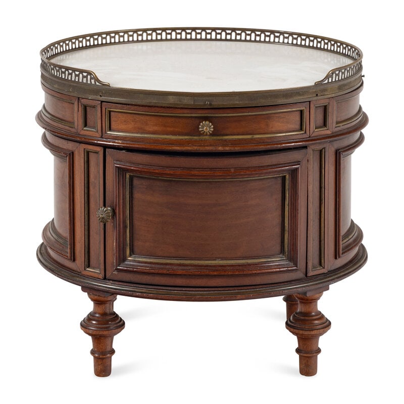 A Directoire Style Mahogany Low Side Cabinet (1 of 2)