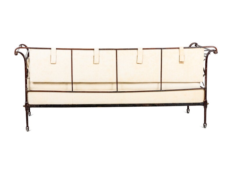 An Empire Style Wrought Iron Daybed - 5